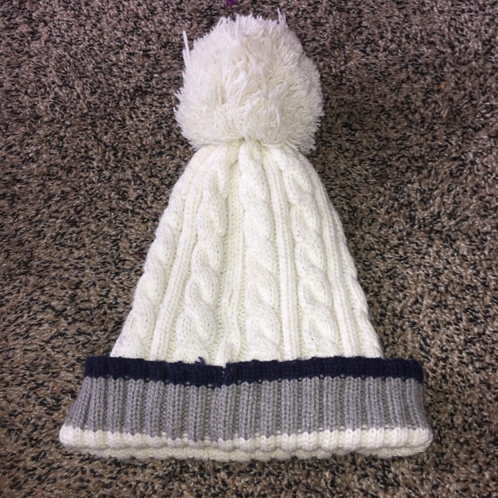 Calvin Klein hat with pom pom
